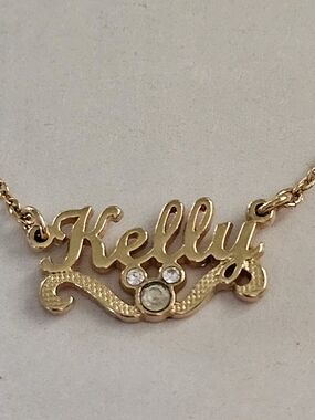 Personalized Gold Name Necklace - Kelly